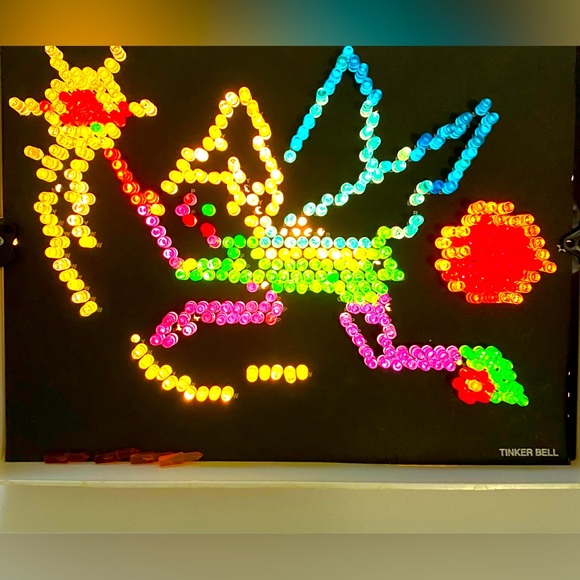 vintage Lite Brite, original box ,instructions , refill pages and pegs - Picture 2 of 15